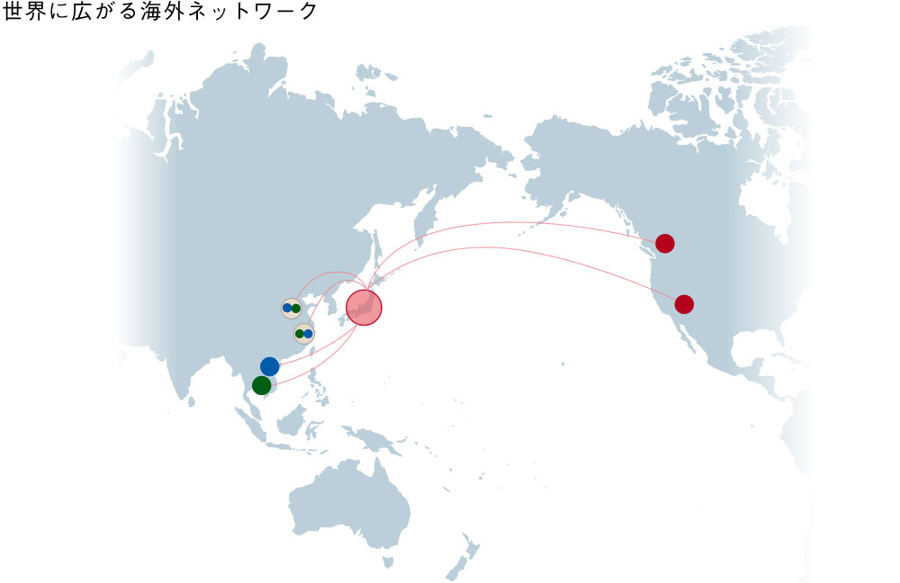 世界に広がる海外ネットワーク